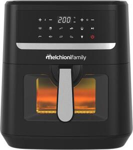 Melchioni Friggitrice ad Aria Capacit 9 Litri Potenza 1800 Watt con Display Touch e Timer - BELLA MBRIANA