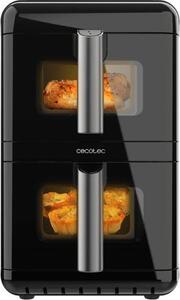 Cecotec Friggitrice ad Aria Doppio Cestello Capacit 12 Litri Potenza 2900 Watt colore Nero - A01.EU01.109325 CECOFRY DuoLevel 12000 Window
