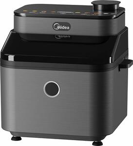 MIDEA Friggitrice ad Aria Fornetto Capacit 7 Litri Potenza 1650 Watt con Funzione Vapore colore Nero - MF-CY75A2