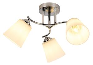 Lampadario a plafone PAFOS 3xE27/15W/230V cromo lucido