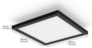 Philips - Plafoniera LED dimmerabile Hue AURELLE LED/19W/230V 30x30 cm nera