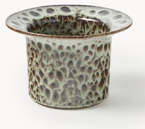 Portavaso fatto a mano con smalto reattivo Balou, alt. 10 cm