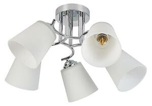 Plafoniera PAFOS 5xE27/15W/230V cromo lucido
