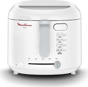 Moulinex Friggitrice Elettrica Capacit 1.8 Litri Potenza 1600 Watt con Cestello max 100 kg colore Bianco - AF2031 FryUno