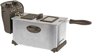 Termozeta Friggitrice Elettrica Capacit 3 Litri Potenza 2000 Watt Timer e Termostato colore Inox - 75209