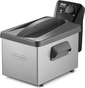 De Longhi Friggitrice Elettrica Capacit 3.5 Litri Potenza 2000 Watt con Termostato Regolabile colore Silver - F32110CZ
