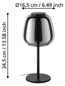 Eglo 901195 - Lampada da tavolo dimmerabile LED RGBW ALFERO-Z LED/7,7W/230V fumé