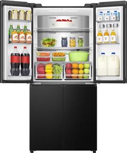 Hisense Frigorifero Americano Side by Side 483 Litri Classe E No Frost colore Nero - RQ5P470SAFE