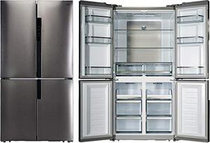 GRF Frigorifero Americano Side by Side 4 porte Capacit 564 Litri Classe energetica E Raffreddamento No Frost colore Inox - CA91831X