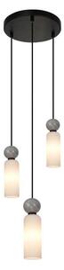 ITALUX PND-95331-3-BK - Lampadario a sospensione con cavo SANTOS 3xG9/40W/230V nero