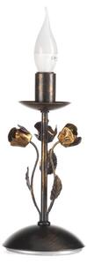 ONLI - Lampada da tavolo CAROLINA 1xE14/6W/230V 40 cm finitura bronzo
