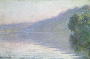 Claude Monet - Stampa artistica The Seine at Port-Villez 1894, (40 x 26.7 cm)