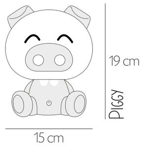 ONLI - LED dimmerabile lampada da notte per bambini PUPPIES LED/3W/230V 19 cm maialino/blu