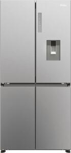 Haier Frigorifero Americano Side by Side Capacit 463 Litri Classe energetica E Raffreddamento No Frost colore Platinum Inox - HCR3818EWMM Cube 83 