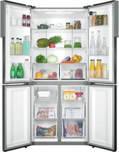 Haier Frigorifero Americano Side by Side Capacit 468 Litri Classe energetica F No Frost colore Argento - HRC-45D2H
