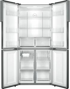 Haier Frigorifero Americano Side by Side Capacit 468 Litri Classe energetica F No Frost colore Argento - HRC-45D2H