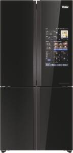 Haier Frigorifero Americano Side by Side Capacit 586 Litri Classe energetica E Raffreddamento No Frost colore Nero - HCW9919ESGB Cube 90 Serie 9