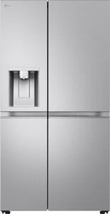 Lg Frigorifero Americano Side by Side Capacit 628 Litri Classe energetica C Raffreddamento No Frost colore Metal Grey - GSLE91MBAC.AMBQEUR