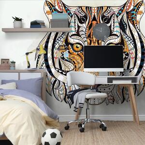 Carta da parati – Tigre in stile moderno