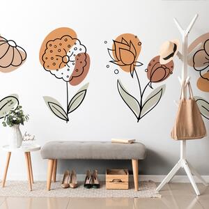 Carta da parati – Fiori minimalisti