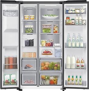 Samsung Frigorifero Americano Side by Side Capacit 640 Litri Classe energetica E Raffreddamento No Frost colore Argento - RS70F65KETEF