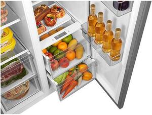 MIDEA Frigorifero Americano Side By Side No Frost Capacit 460 Litri Classe E colore Inox - MDRS619FIE