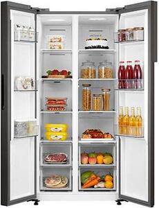 MIDEA Frigorifero Americano Side By Side No Frost Capacit 460 Litri Classe E colore Inox - MDRS619FIE