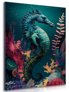 Stampa su tela – Cavalluccio marino surrealista