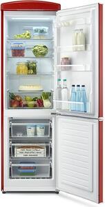 Severin Frigorifero Combinato 225 Litri Classe E Raffreddamento No Frost colore Rosso - RKG8997