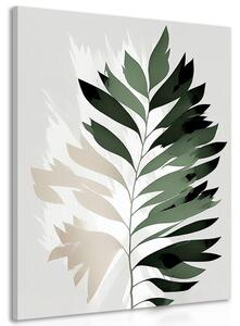 Quadro su tela – Felce minimalista