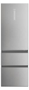 Haier Frigorifero Combinato 3 Porte Capacit 360 Litri Classe energetica D Raffreddamento No Frost colore Acciaio Inox - HTW 3618DNMG