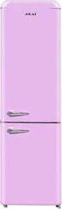 Akai Frigorifero Combinato 265 Litri Classe E Raffreddamento Statico colore Rosa - CLASS301KPK