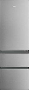 Haier Frigorifero Combinato 3 Porte Capacit 360 Litri Classe energetica C Raffreddamento No Frost colore Argento - HTR3618CNMG 3D 60 Serie 3