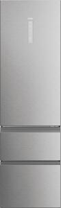 Haier Frigorifero Combinato 3 Porte Capacit 414 Litri Classe energetica D Raffreddamento No Frost colore Argento - HTW5620DNMG 3D 60 Serie 5
