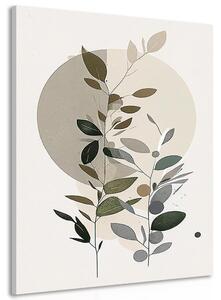 Quadro su tela – Piantine minimaliste in stile boho