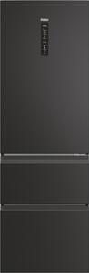 Haier Frigorifero Combinato 3 Porte Capacit 360 Litri Classe energetica D Raffreddamento No Frost colore Nero - HTW5618DNPT 3D 60 Serie 5