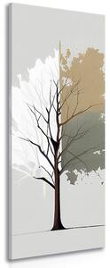 Stampa su tela – Albero minimalista interessante