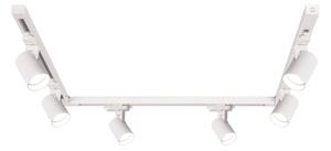 Brilagi - Faretto per sistema a binario HUSKY 6xGU10/10W/230V bianco