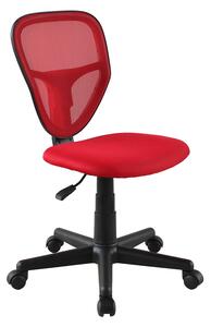 Pretty - Sedia Da Ufficio In Poliestere E Nylon-Rosso