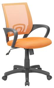 Business - Sedia Da Ufficio In Poliestere E Nylon-Arancione