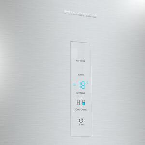 Hisense Frigorifero Combinato Capacit 331 Litri Classe energetica B Raffreddamento No Frost colore Acciaio Inox - RB434N4BCB