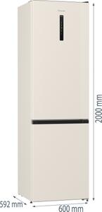 Hisense Frigorifero Combinato Capacit 331 Litri Classe energetica E Raffreddamento No Frost colore Crema - RB434N4CRE