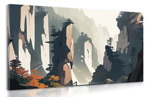 Quadro su tela – Montagna Tianzi in Cina