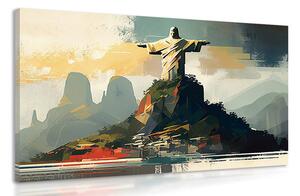 Quadro su tela – Statua di Gesù a Rio de Janeiro