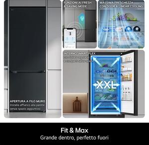 Lg Frigorifero Combinato Capacit 333 Litri Classe energetica E Raffreddamento No Frost colore Argento - GBBSJ10EPY