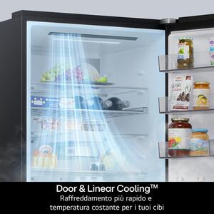 Lg Frigorifero Combinato Capacit 333 Litri Classe energetica E Raffreddamento No Frost colore Argento - GBBSJ10EPY