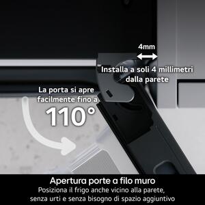 Lg Frigorifero Combinato Capacit 333 Litri Classe energetica E Raffreddamento No Frost colore Argento - GBBSJ10EPY