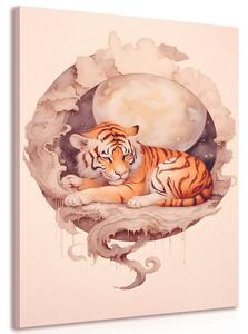 Stampa su tela – Tigre sognante