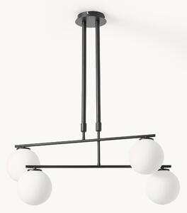 Lampada a sospensione in vetro opale Atlanta