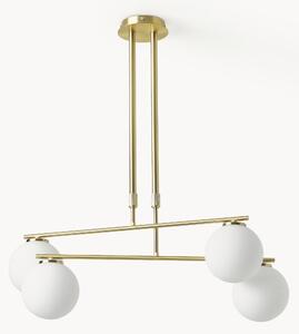 Lampada a sospensione in vetro opale Atlanta
